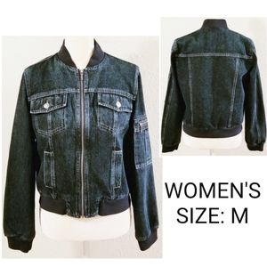 WilliSmith Denim Bomber Jacket